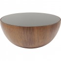 Table basse Tear Drops 80cm noyer Kare Design