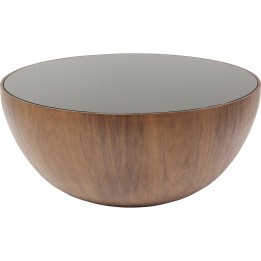 Table basse Tear Drops noyer 80cm Kare Design