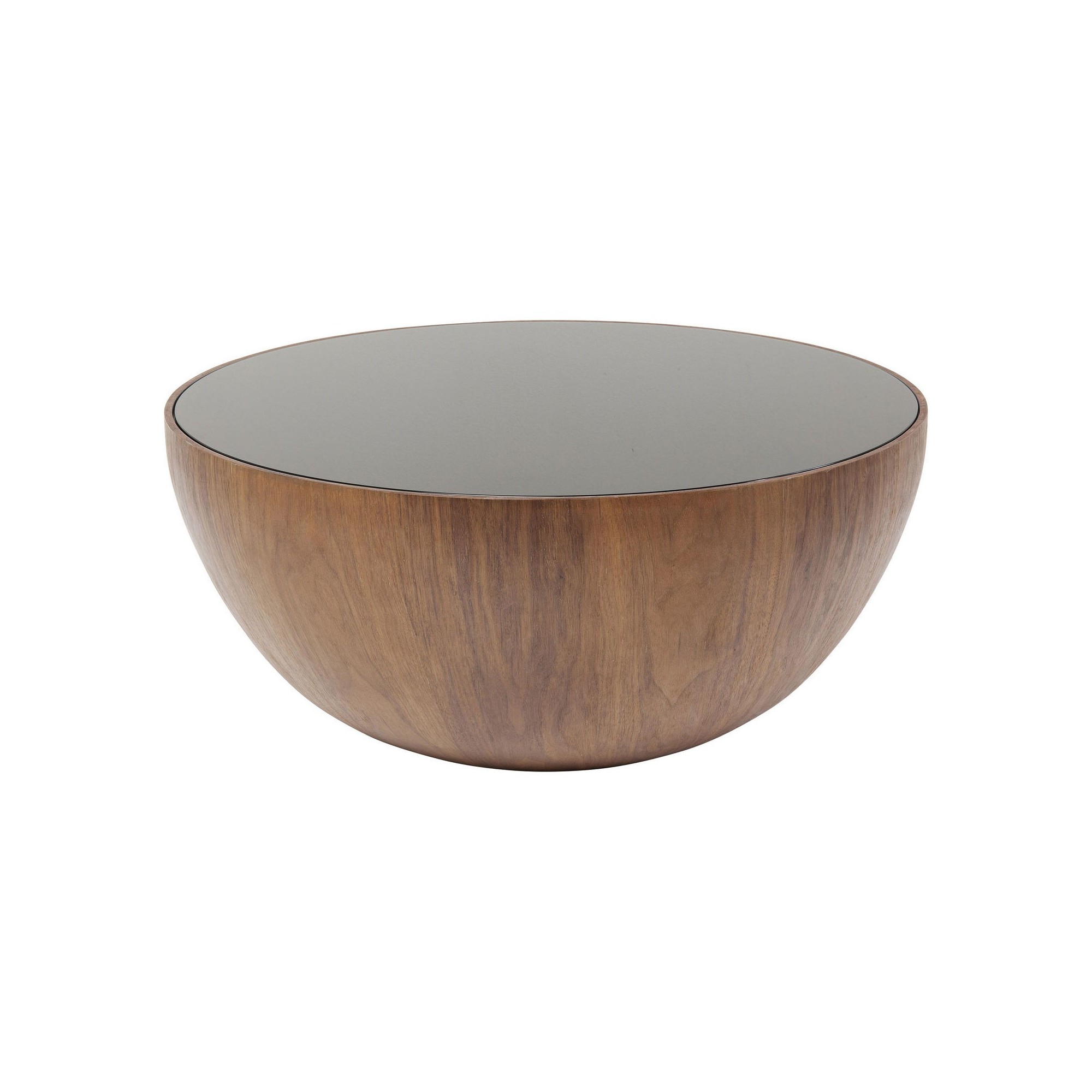 Coffee Table Tear Drops Walnut Ø80cm Kare Design