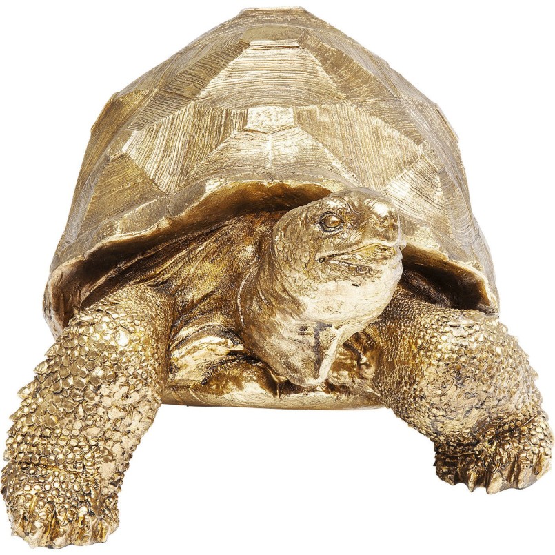 Déco Tortue dorée 32cm Kare Design
