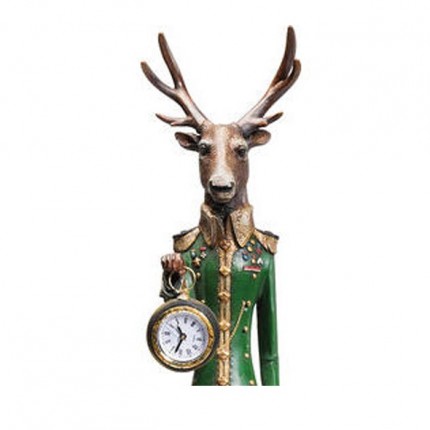 Table Clock Gentleman Deer Kare Design
