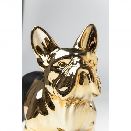 Money Box Bulldog Gold-Black Kare Design