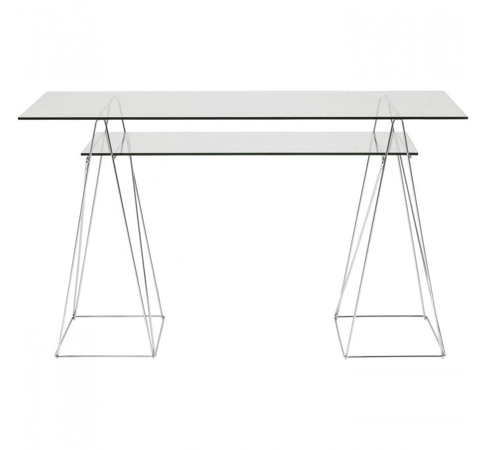 Bureau Polar 135x65cm chromé Kare Design