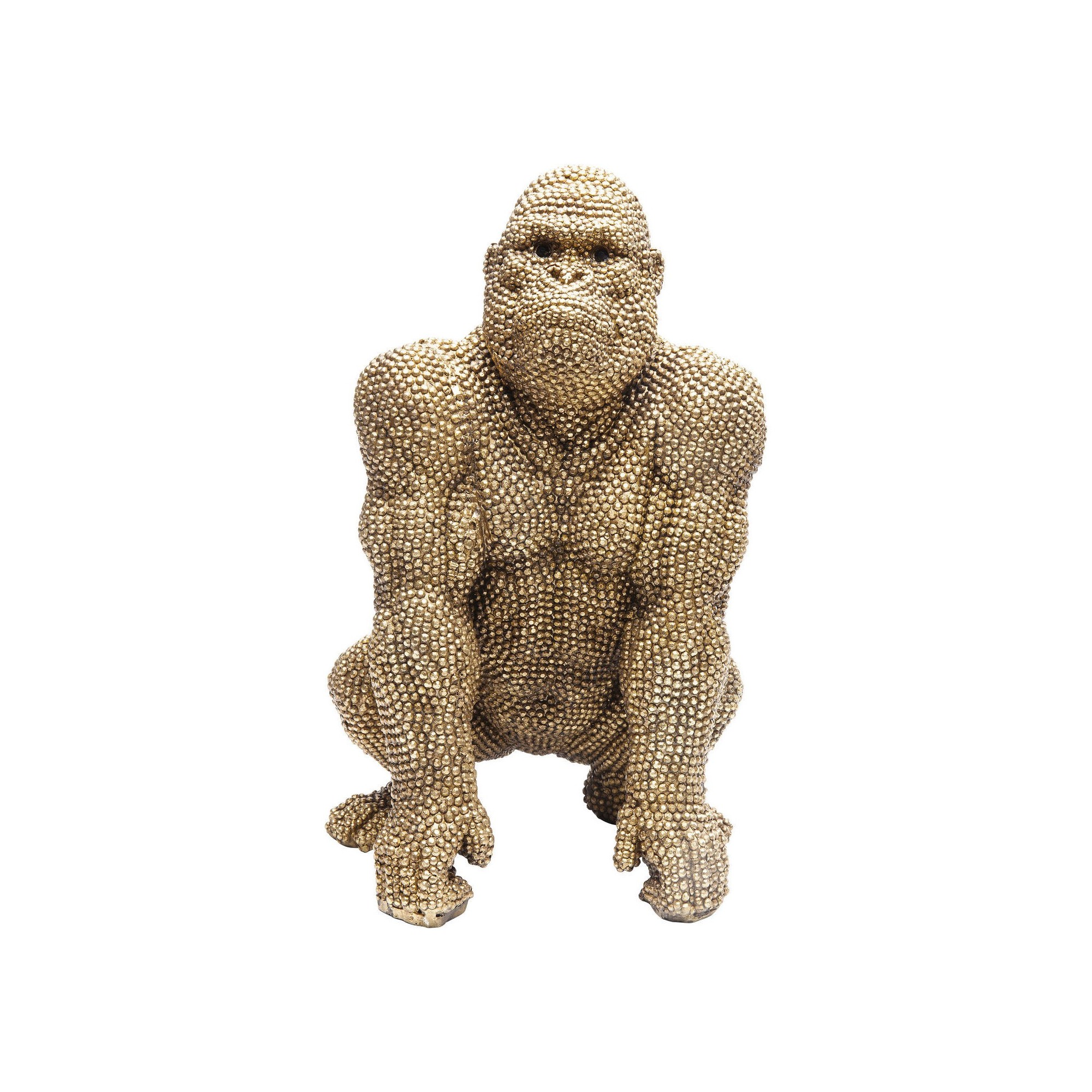 Déco gorilla strass dorés 46cm Kare Design