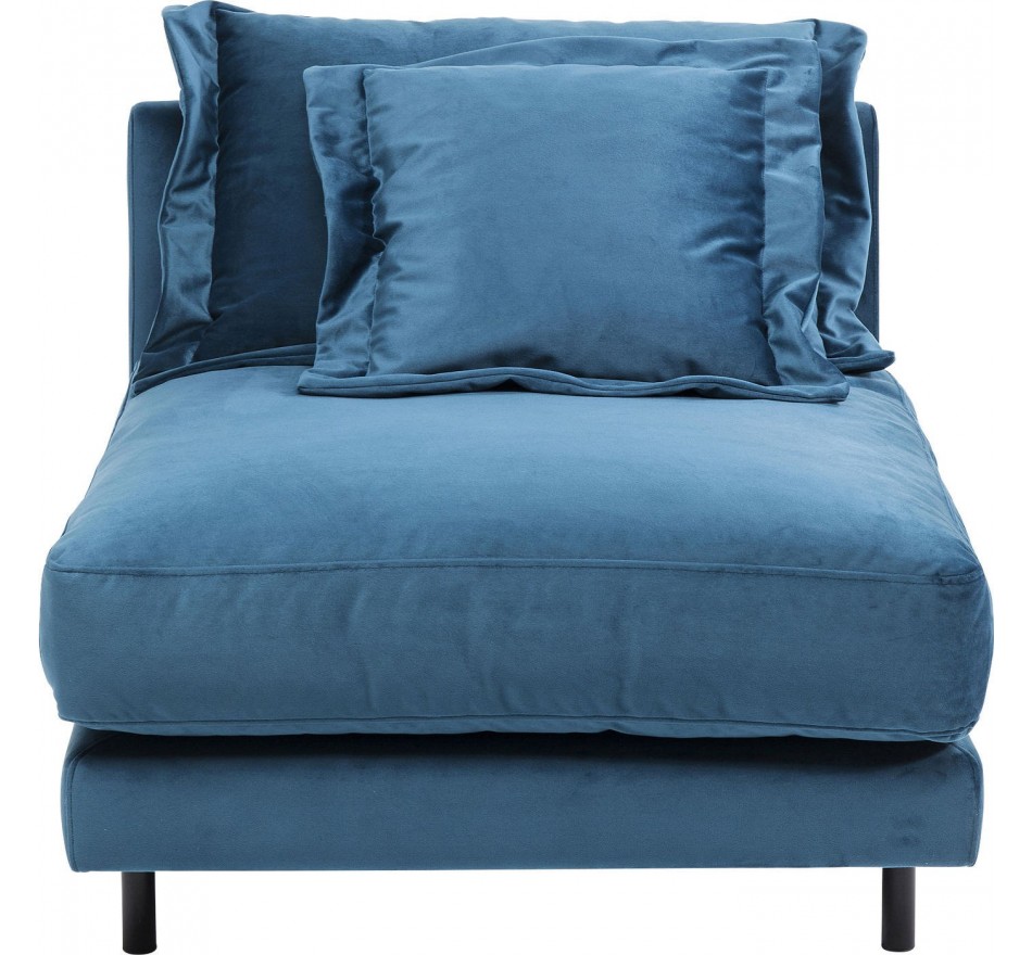 Sofa Element Lullaby fluweel blauw Kare Design