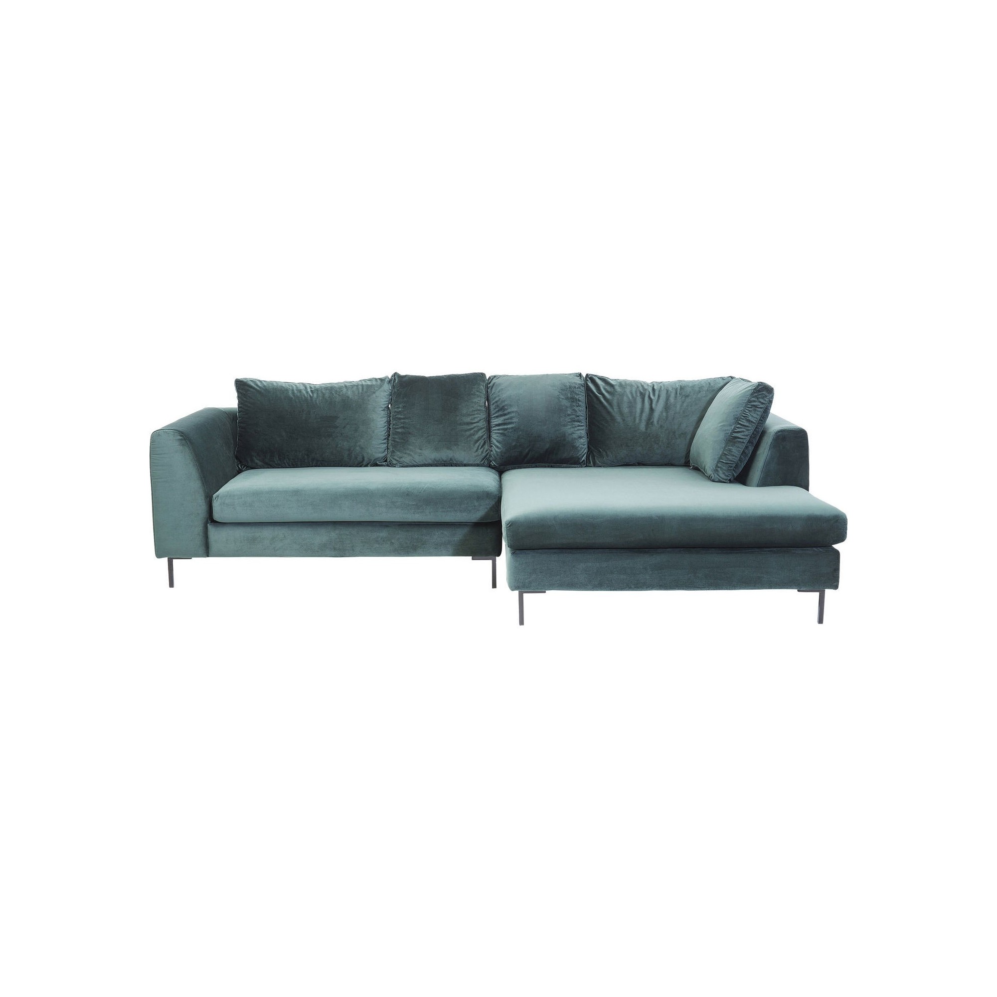 Canapé d'angle Gianna droite vert Kare Design