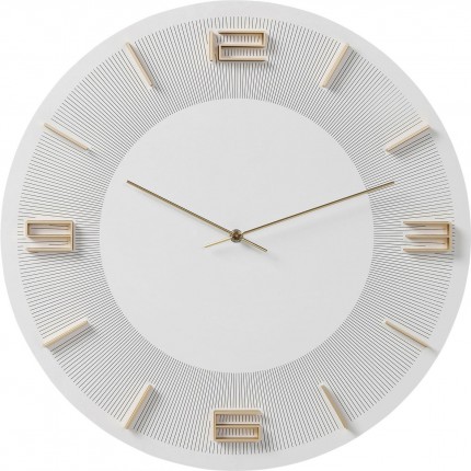Horloge murale Leonardo blanche Kare Design