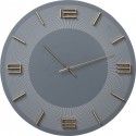 Horloge murale Leonardo grise Kare Design