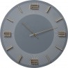 Horloge murale Leonardo grise Kare Design