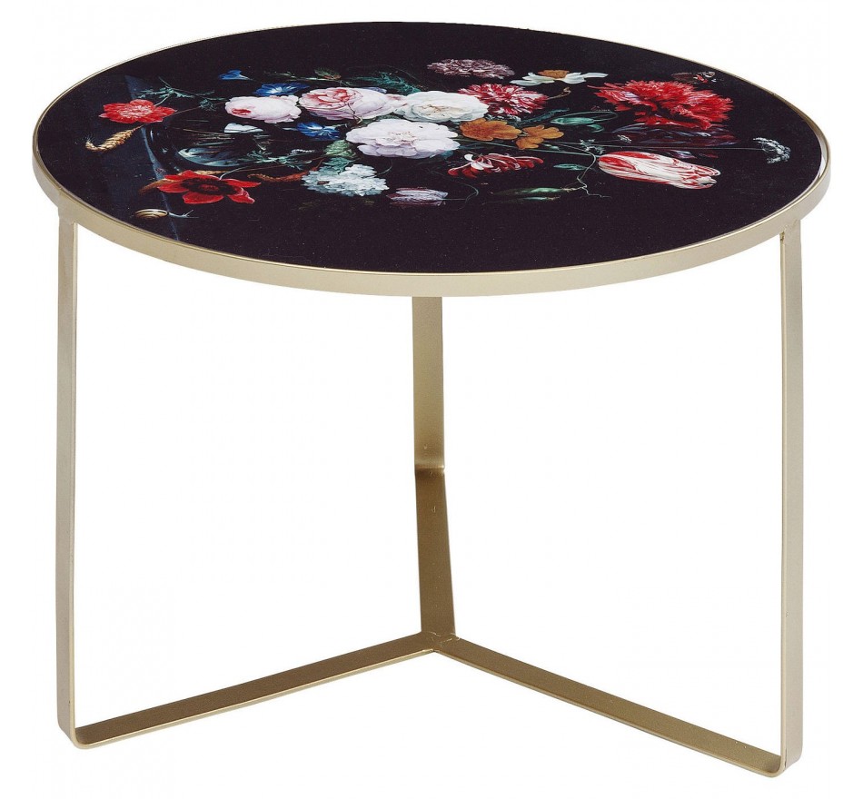 Retro floral side table Kare Design