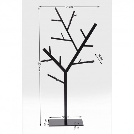 Kapstok Technical Tree Black Kare Design
