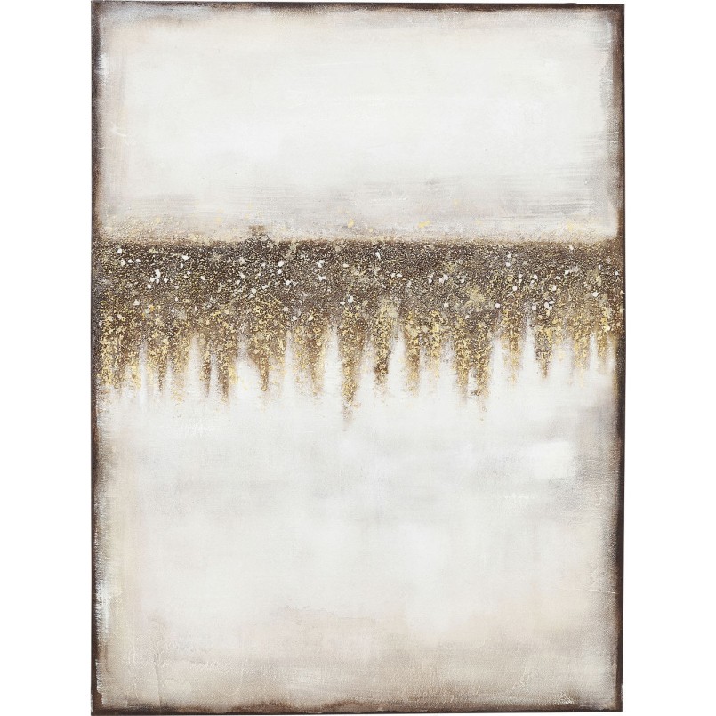 Peinture à l'huile Abstract Fields 120x90cm Kare Design