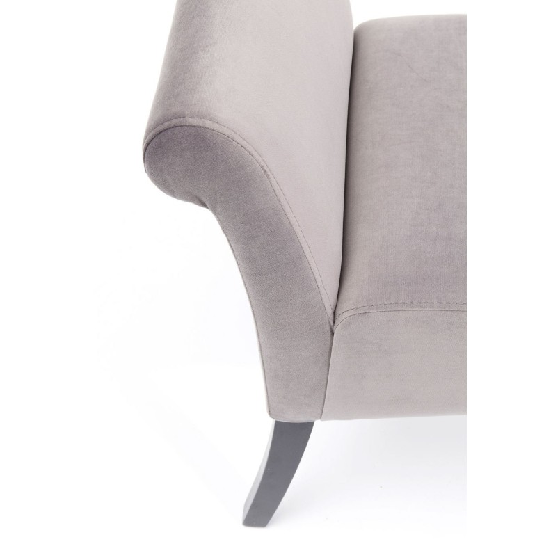 Bench Motley Velvet Silvergrey Kare Design