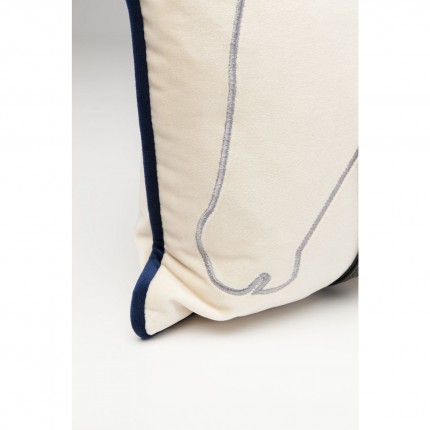 Cushion horsefaces 50x30cm Kare Design