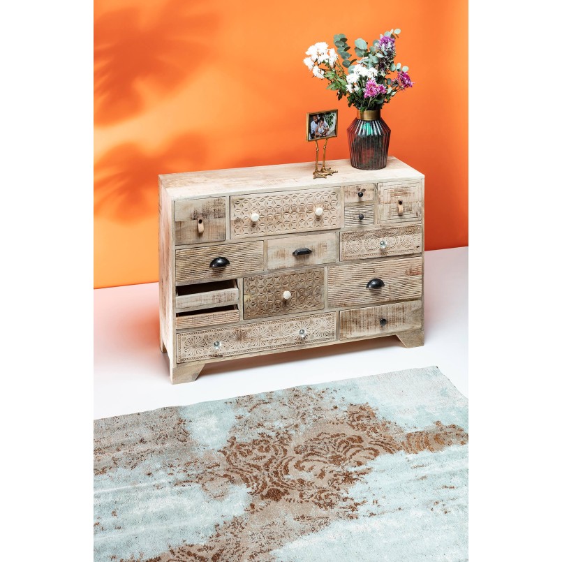Vase Barfly Grey 30cm Kare Design