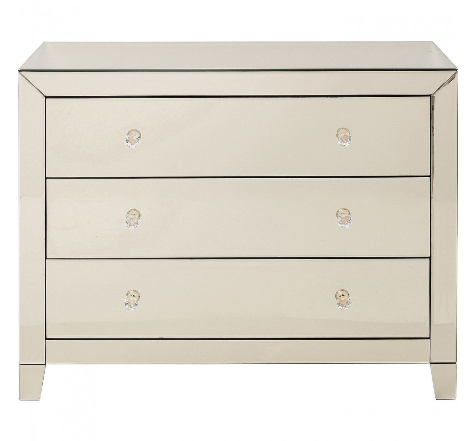 Dresser Luxury Champagne 3 Drawers Kare Design