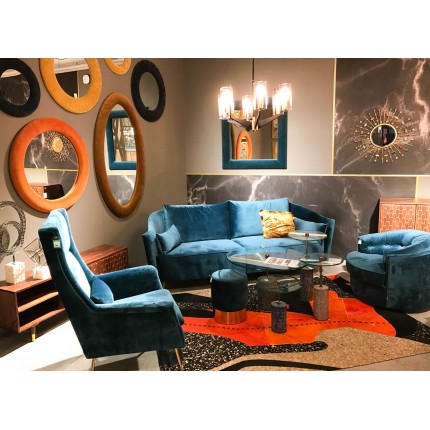 Sofa Vegas Forever Bluegreen 3-Zits Kare Design