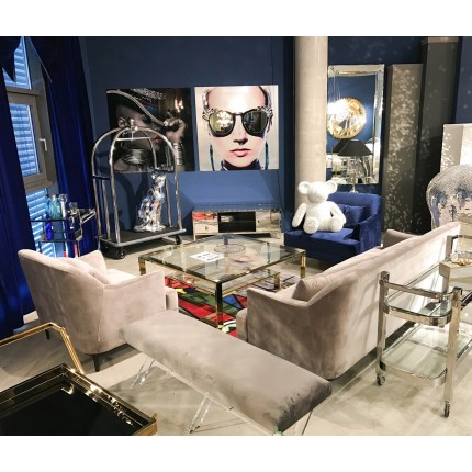 Salontafel Rush 120x120cm goud Kare Design