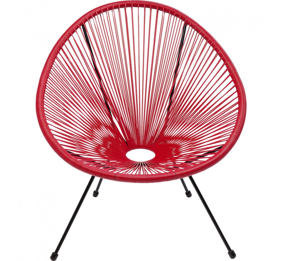 Outdoor Armchair Acapulco red Kare Design