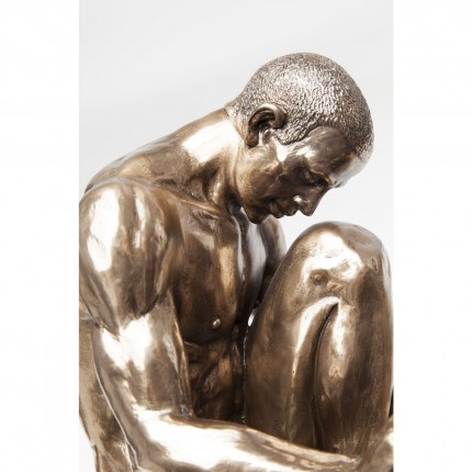 Decoratie Nude Man Stand Bronze 35cm Kare Design