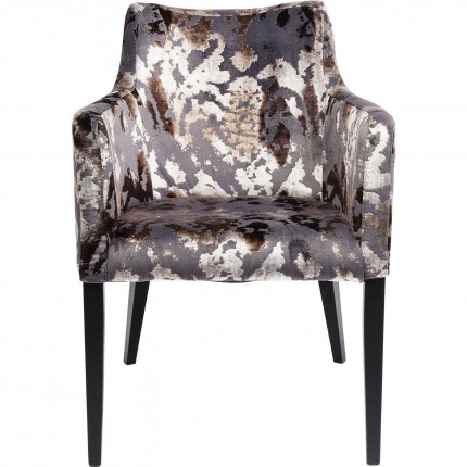 Chair with armrests Black Mode Sublime Kare Design