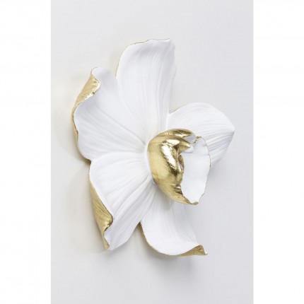Wanddecoratie Witte Orchidee 25cm Kare Design