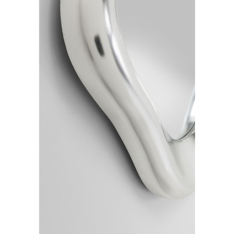 Miroir Hologram argenté 119x76cm Kare Design