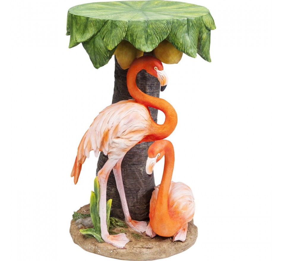 Side table Pink flamingo animals Kare Design