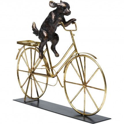 Decoratie Dog With Bicycle Kare Design