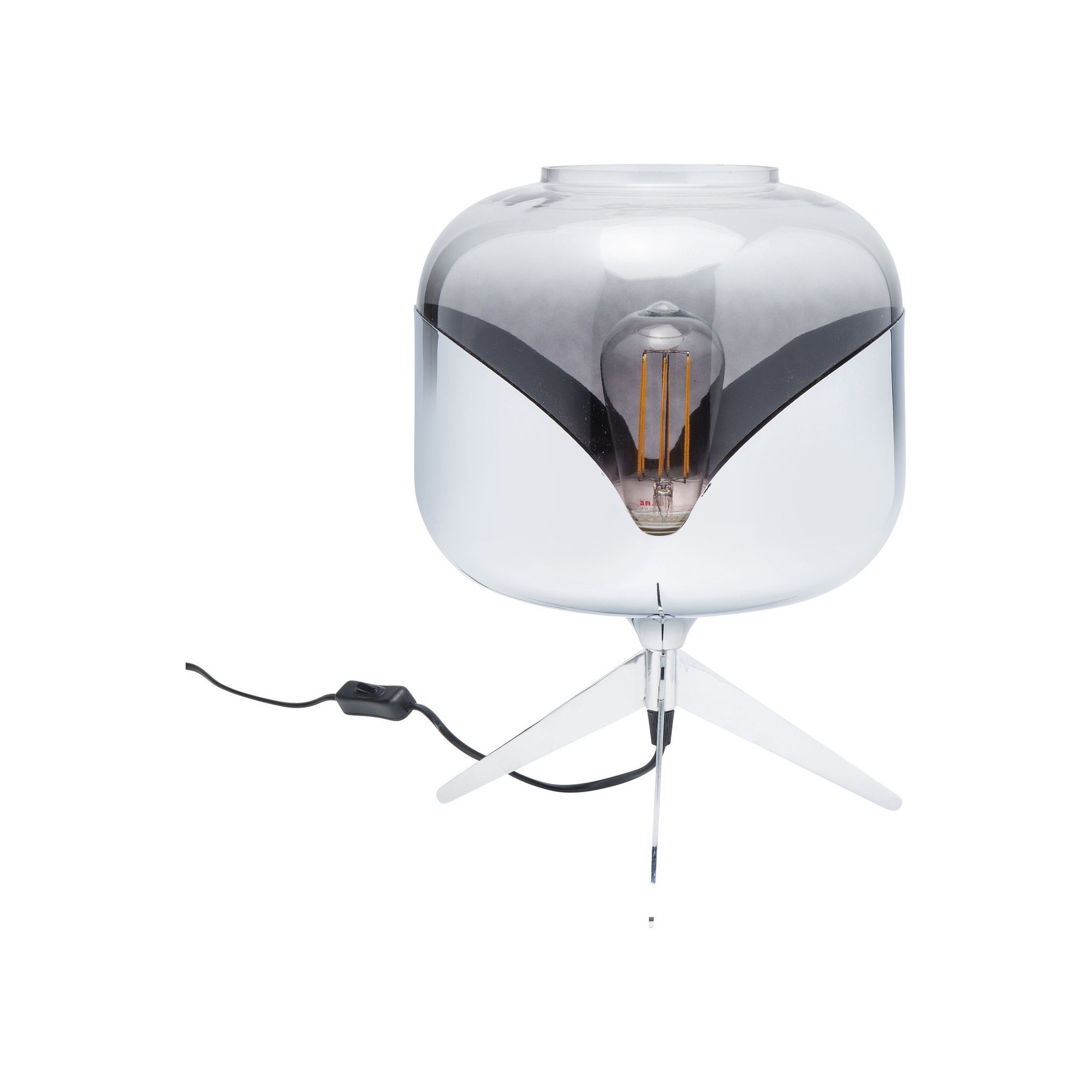 Table Lamp Chrome Goblet Ball Kare Design