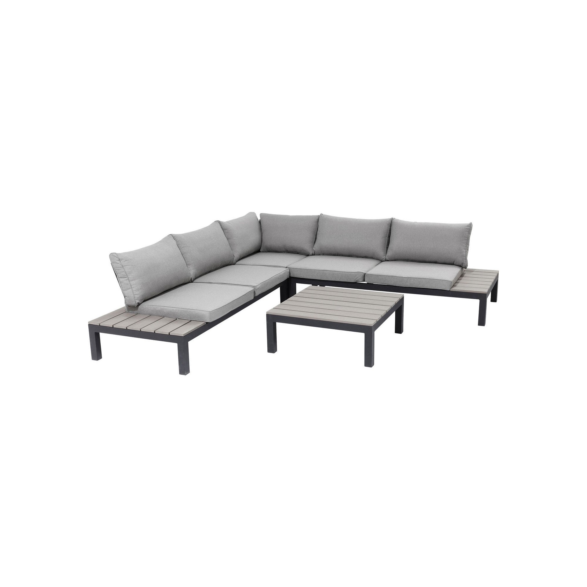 Outdoor Sofa Set Holiday Black (4-Pieces) Kare Design