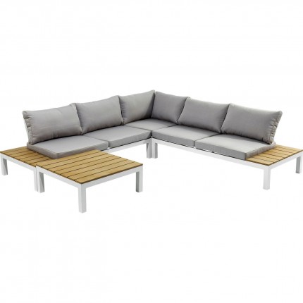 Outdoor Sofa Set Holiday White (4-Pieces) Kare Design