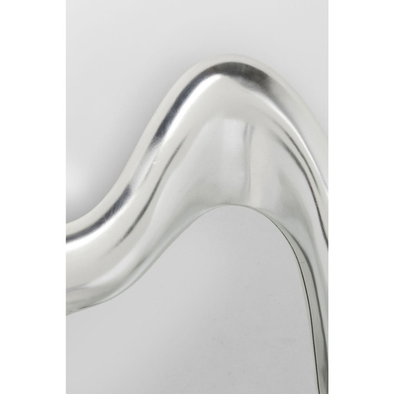 Miroir Hologram argenté 117x68cm Kare Design