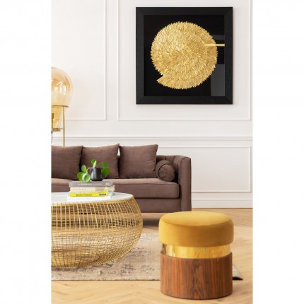 Decoratief frame Golden Snail 120x120cm Kare Design