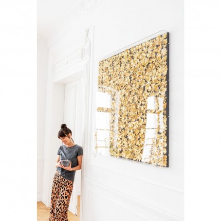 Decoratief frame Gold Flower 120x120cm Kare Design