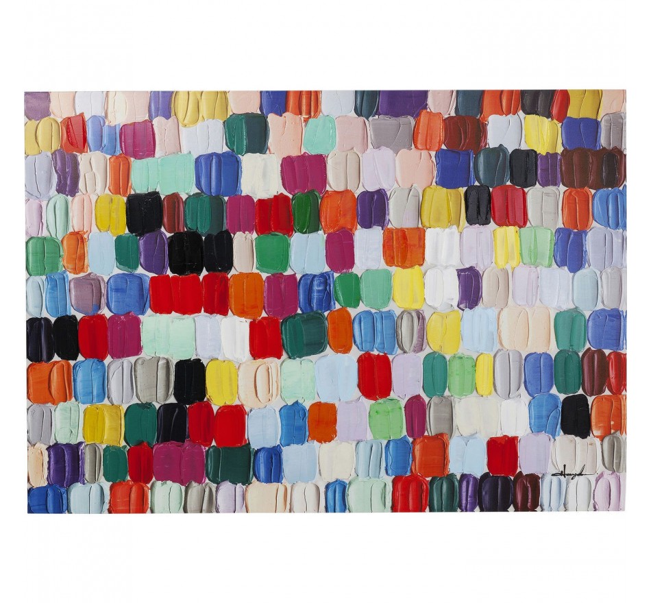 Schilderij Colorful Dots 140x200cm Kare Design