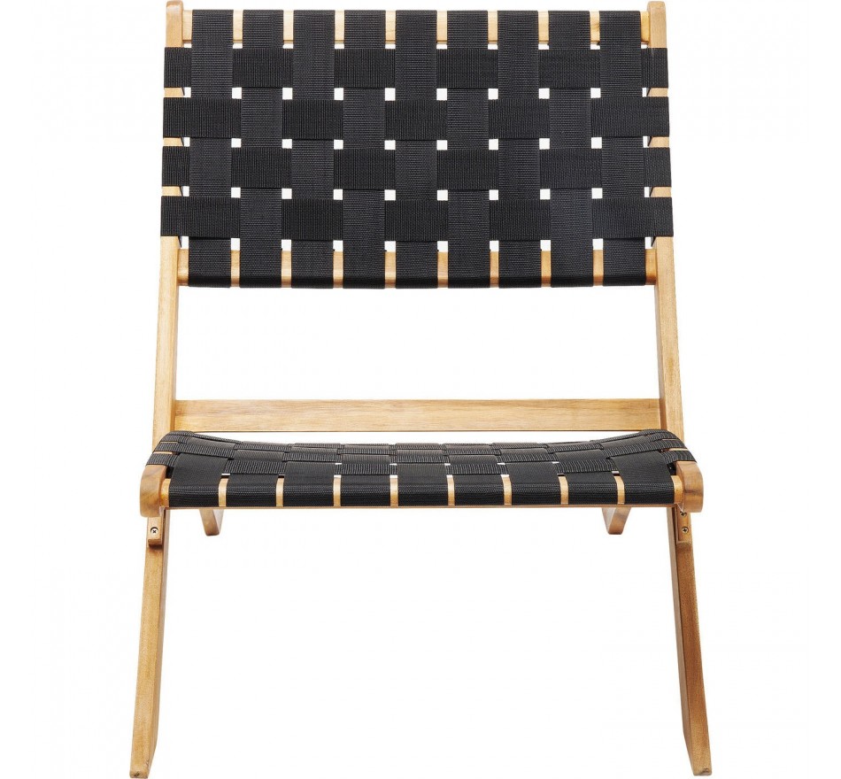 Chaise de jardin Ipanema noire Kare Design