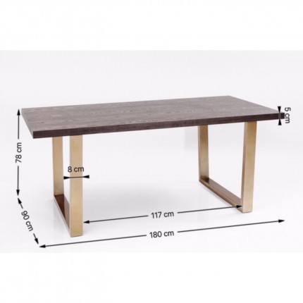 Table Osaka 180x90cm Kare Design