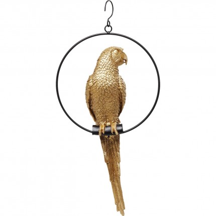 Decoratie Swinging Parrot Gouden Kare Design