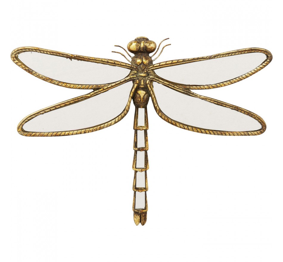 Wall Decoration mirror dragonfly 35cm Kare Design