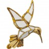 Déco murale miroir colibri 32cm Kare Design