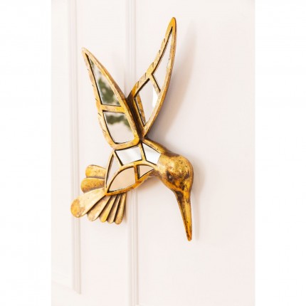 Wall Decoration mirror hummingbird 32cm Kare Design