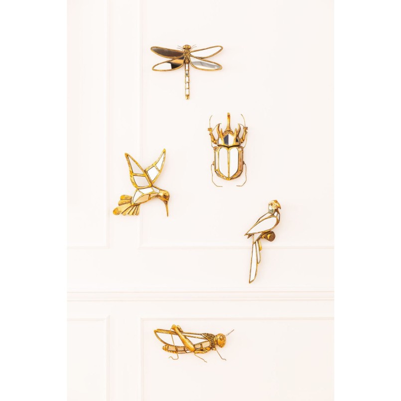 Wall Decoration Hummingbird Mirror Kare Design