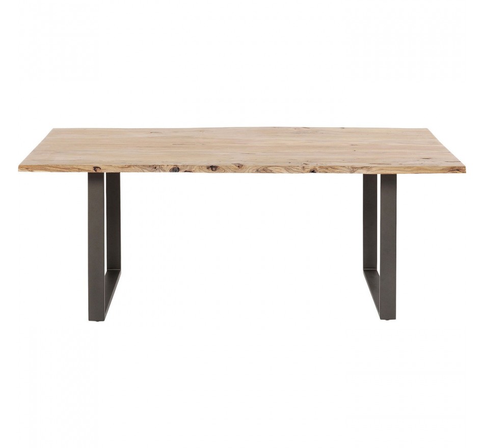 Eettafel Harmony 180x90cm acacia staal Kare Design