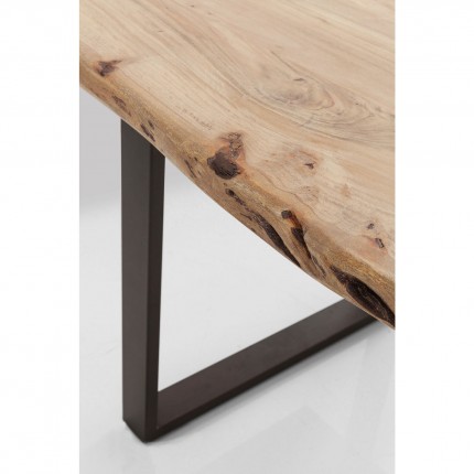 Table Harmony Crude Steel 180x90cm Kare Design