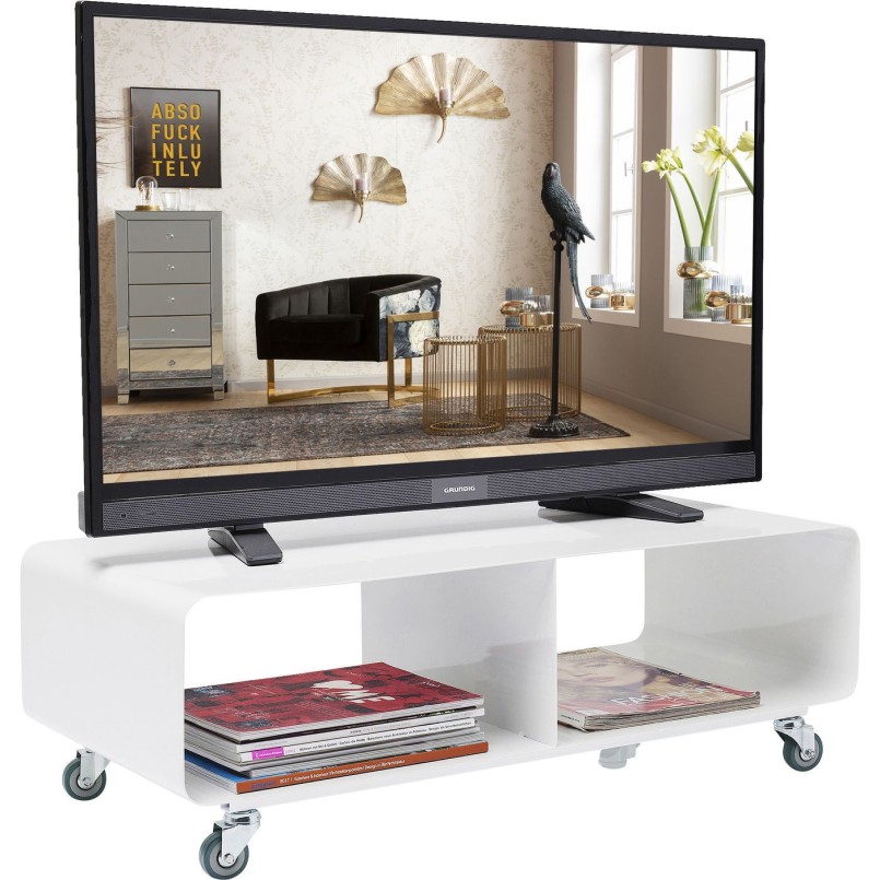 Meuble TV Lounge Mobile Blanc Kare Design