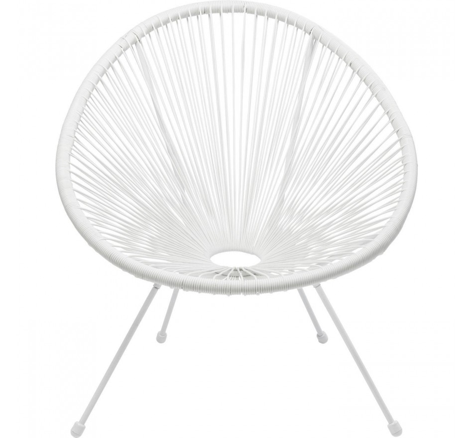 Tuinfauteuil Acapulco Mono wit Kare Design