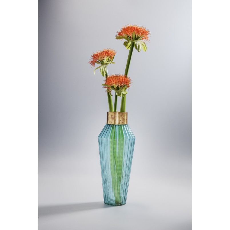 Vase Barfly bleu clair 43cm Kare Design