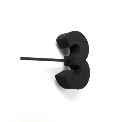 Wandklok Umbrella zwart Kare Design