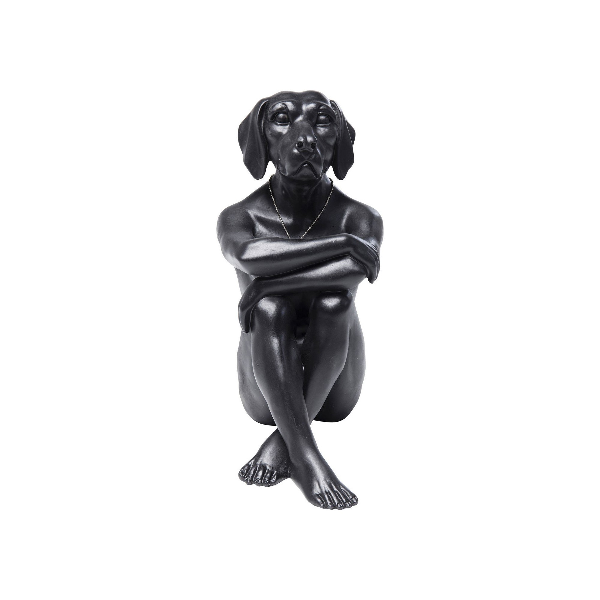 Deco Figurine Gangster Dog Black Kare Design